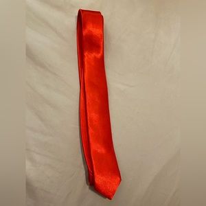 Red Slim Tie